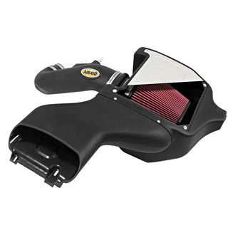 AIRAID® - MXP Series Dam High-Density Polyethylene Black Cold Air Intake System with SynthaFlow™ Red Filter with Intake Tube and Airbox