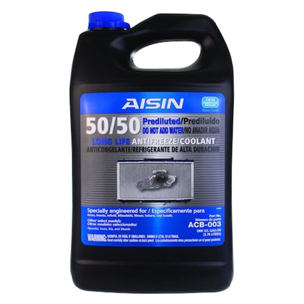 AISIN® - Prediluted 50/50 Long Life Engine Coolant and Antifreeze