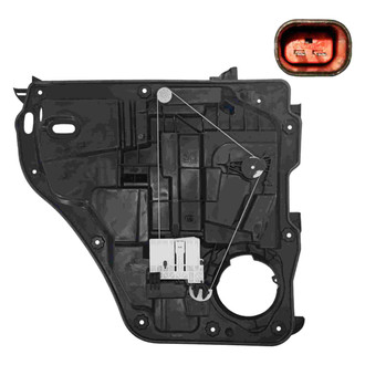 AISIN® - Rear Passenger Side Power Window Regulator and Motor Assembly