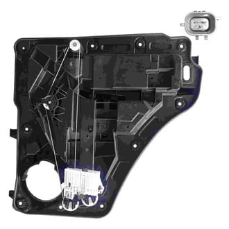 AISIN® - Rear Driver Side Power Window Regulator and Motor Assembly