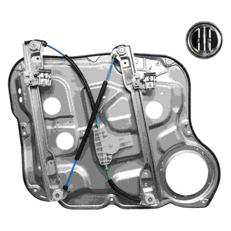 AISIN® - Front Passenger Side Power Window Regulator and Motor Assembly