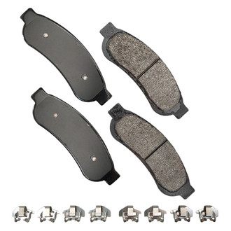 Akebono® - Severe Duty Semi-Metallic Rear Disc Brake Pads