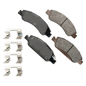 Akebono® - Severe Duty Semi-Metallic Front Disc Brake Pads