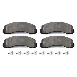 Akebono® - Severe Duty Semi-Metallic Front Disc Brake Pads