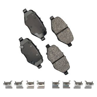 Akebono® - Severe Duty Semi-Metallic Front Disc Brake Pads