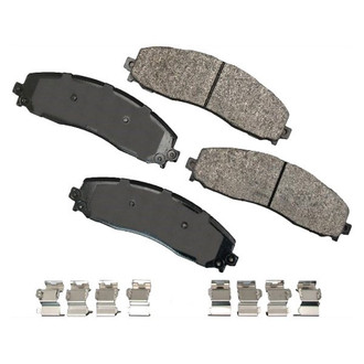 Akebono® - Severe Duty Semi-Metallic Rear Disc Brake Pads