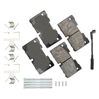 Akebono® - Severe Duty Semi-Metallic Front Disc Brake Pads