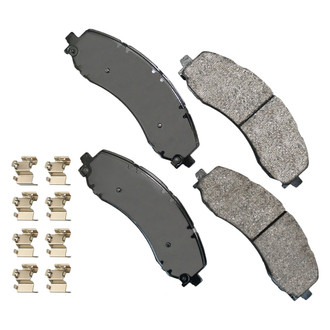 Akebono® - Severe Duty Semi-Metallic Front Disc Brake Pads