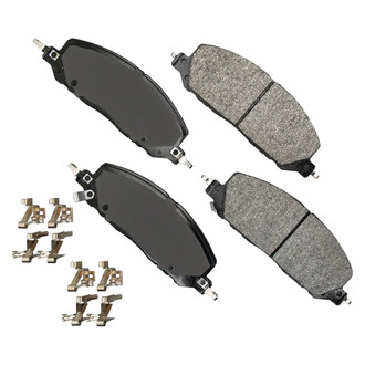 Akebono® - Severe Duty Semi-Metallic Front Disc Brake Pads