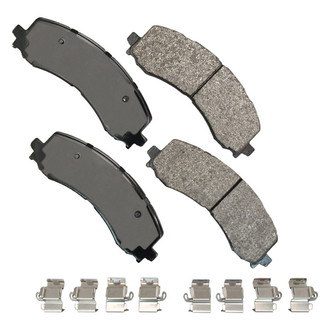 Akebono® - Severe Duty Semi-Metallic Front Disc Brake Pads