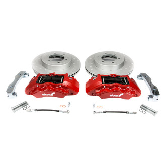 Alcon Brakes® - Off Road C-Hook Slotted 2-Piece Heavy Duty Front Brake Kit