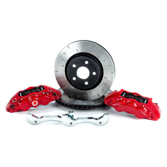 Alcon Brakes® - Off Road C-Hook Slotted 1-Piece Heavy Duty Front Brake Kit