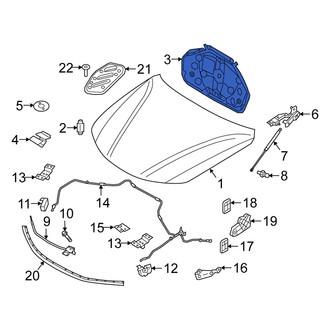 Alfa Romeo OE - Hood Insulation Pad