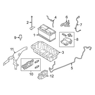 Alfa Romeo OE - Electrical - Battery (Base / Intensa / Tributo Italiano)