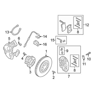 Alfa Romeo OE - Front Suspension - Brake Components