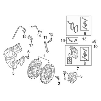 Alfa Romeo OE - Front Suspension - Brake Components (Carbon Ceramic), (AWD)