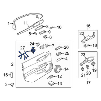 Alfa Romeo OE - Front Right Door Wiring Harness