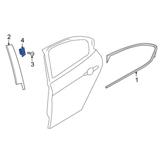 Alfa Romeo OE - Door Applique Nut