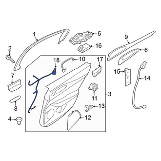 Alfa Romeo OE - Front Right Door Wiring Harness