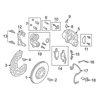 Alfa Romeo OE - Rear Suspension - Brake Components