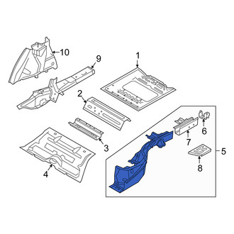 Alfa Romeo OE - Rear Left Frame Side Member Assembly