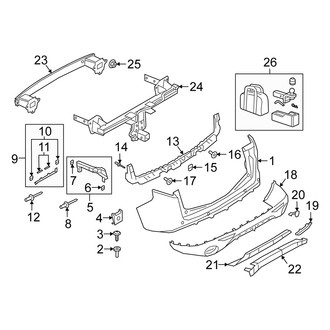 Alfa Romeo OE - Rear Bumper - Bumper & Components