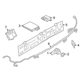 Alfa Romeo OE - Rear Bumper - Electrical Components (Base / Quadrifoglio / Sport / TI)