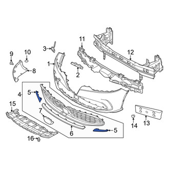 Alfa Romeo OE - Front Upper Grille Molding