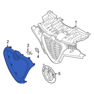 Alfa Romeo OE - Front Right Lower Grille Molding