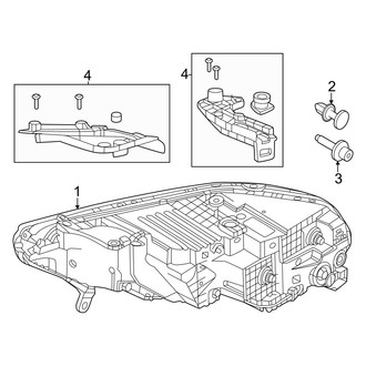 Alfa Romeo OE - Front Lamps - Headlamp Components