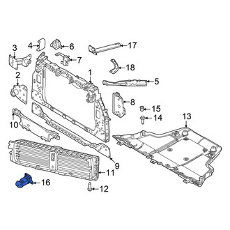 Alfa Romeo OE - Front Left Bumper Impact Absorber