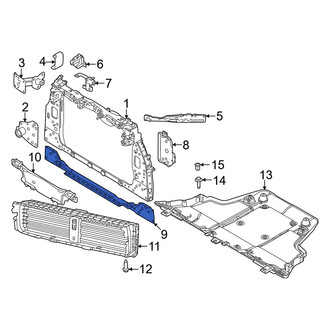 Alfa Romeo OE - Lower Radiator Mount Bracket