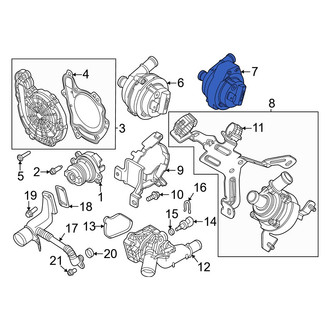 Alfa Romeo OE - Engine Auxiliary Water Pump