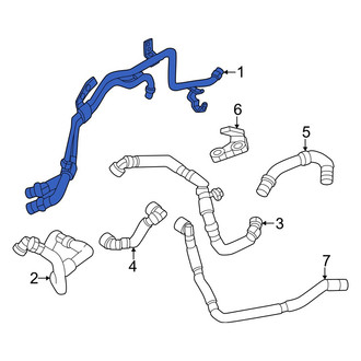 Alfa Romeo OE - Drive Motor Battery Pack Coolant Hose