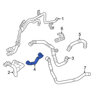 Alfa Romeo OE - Drive Motor Battery Pack Coolant Hose