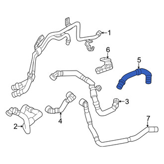 Alfa Romeo OE - Drive Motor Battery Pack Coolant Hose