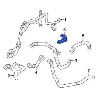 Alfa Romeo OE - Drive Motor Battery Pack Coolant Hose Bracket