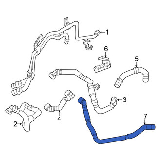 Alfa Romeo OE - Drive Motor Battery Pack Coolant Hose