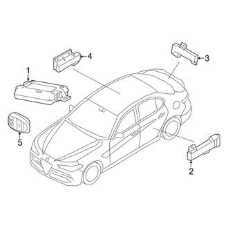 Alfa Romeo OE - Electrical - Keyless Entry Components
