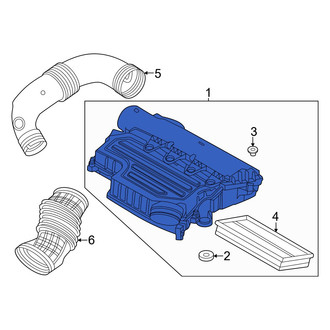 Alfa Romeo OE - Air Filter and Housing Assembly