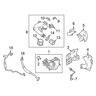 Alfa Romeo OE - Engine - Turbocharger & Components (2.0L)