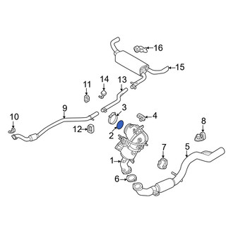 Alfa Romeo OE - Rear Catalytic Converter Gasket