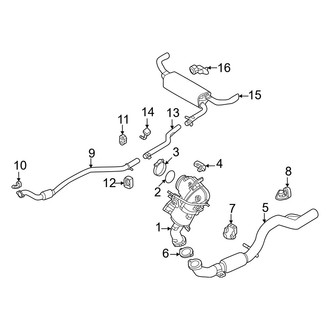 Alfa Romeo OE - Exhaust System - Exhaust Components