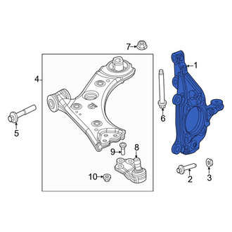 Alfa Romeo OE - Left Steering Knuckle