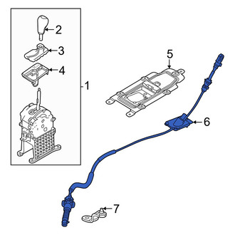 Alfa Romeo OE - Automatic Transmission Shifter Cable