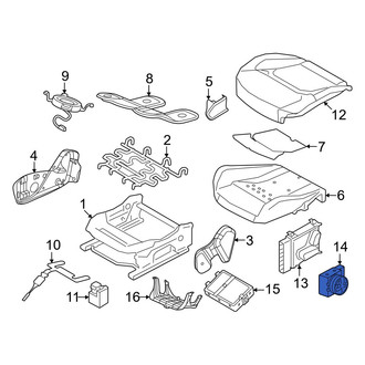 Alfa Romeo OE - Front Right Seat Lumbar Switch