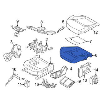 Alfa Romeo OE - Front Left Seat Cushion Foam