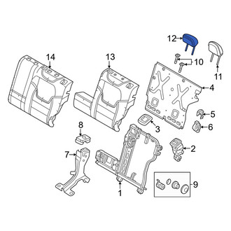 Alfa Romeo OE - Rear Center Headrest