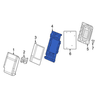 Alfa Romeo OE - Rear Seat Armrest Base