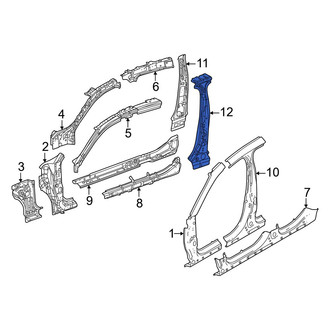 Alfa Romeo OE - Right Inner Body B-Pillar